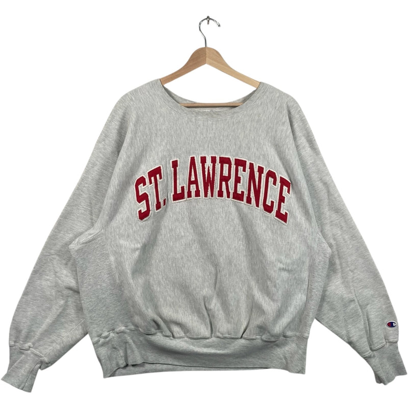 Vintage Champion St. Lawrence University Arch Logo Crewneck