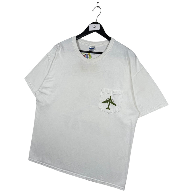 Vintage Military Bombs Away Pocket T-Shirt