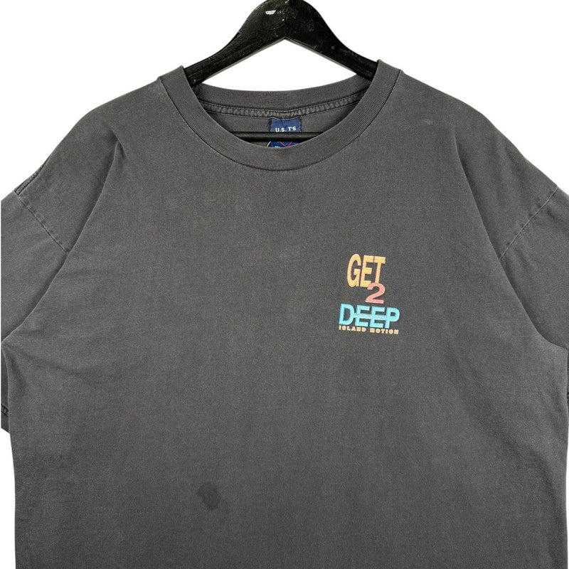 Vintage Surf Get 2 Deep Graphic 90s T-Shirt