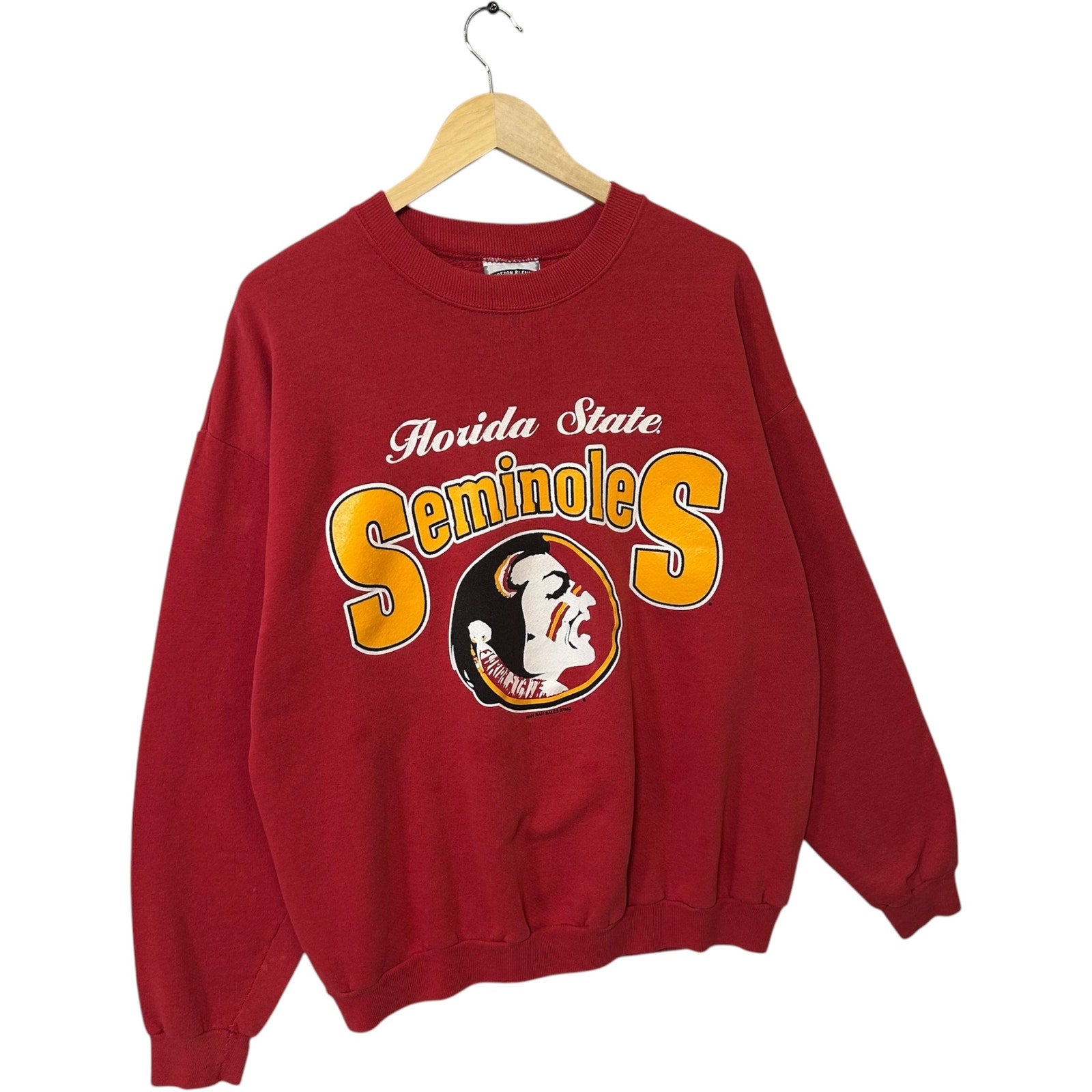 Vintage Florida State University Seminoles Spellout Crewneck