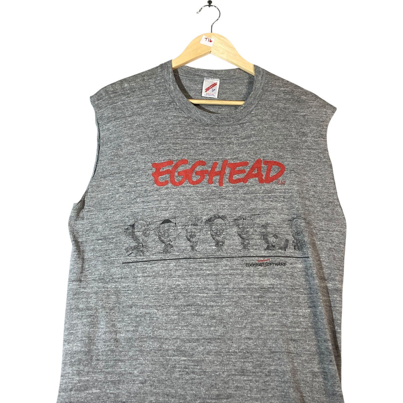 Vintage Egghead Muscle Sleeves Tank Top