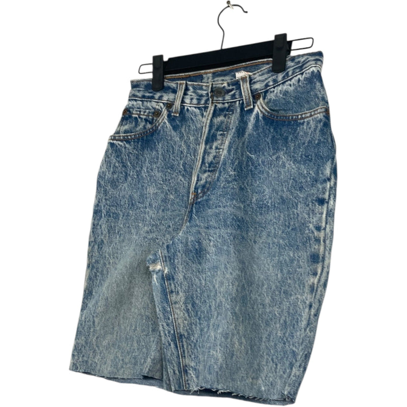 Vintage Levis Acid Wash Denim Cut Off Shorts 26