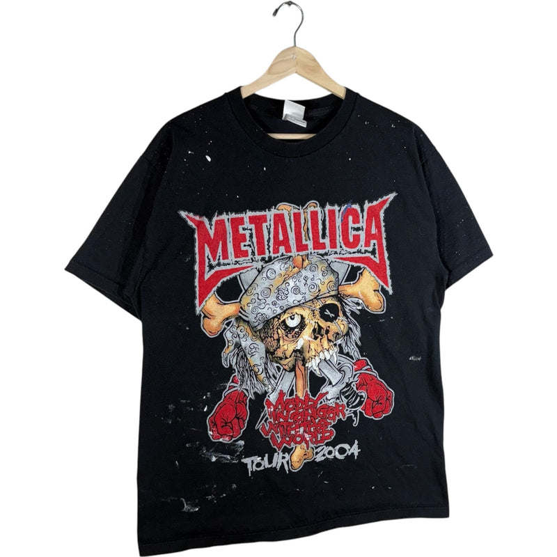 Vintage Metallica Madly In Anger With The World Tour Tee 2004