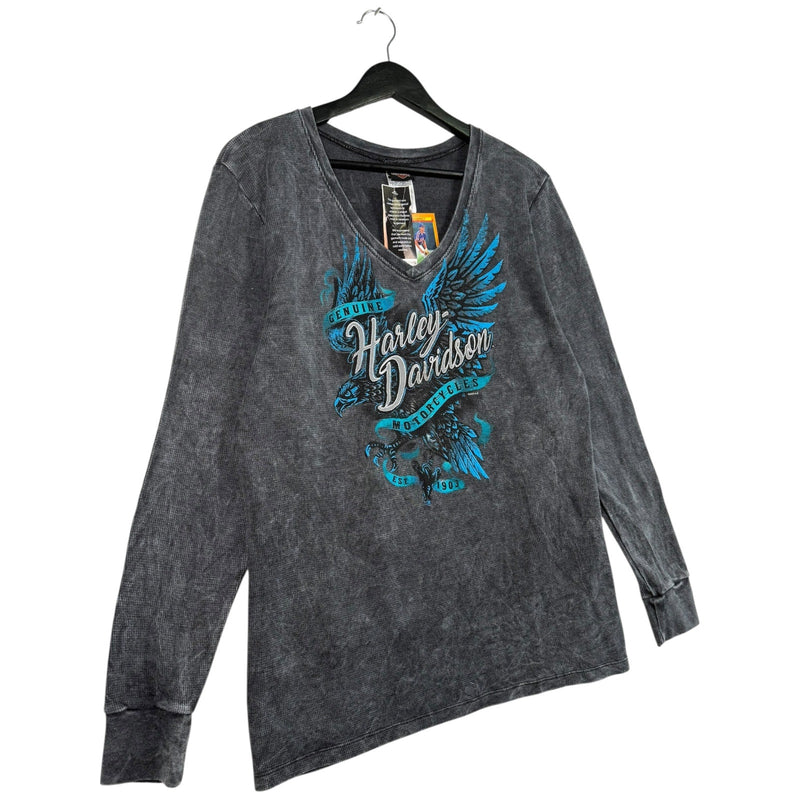Vintage Women's Harley Davidson Deadwood SD Long Sleeve