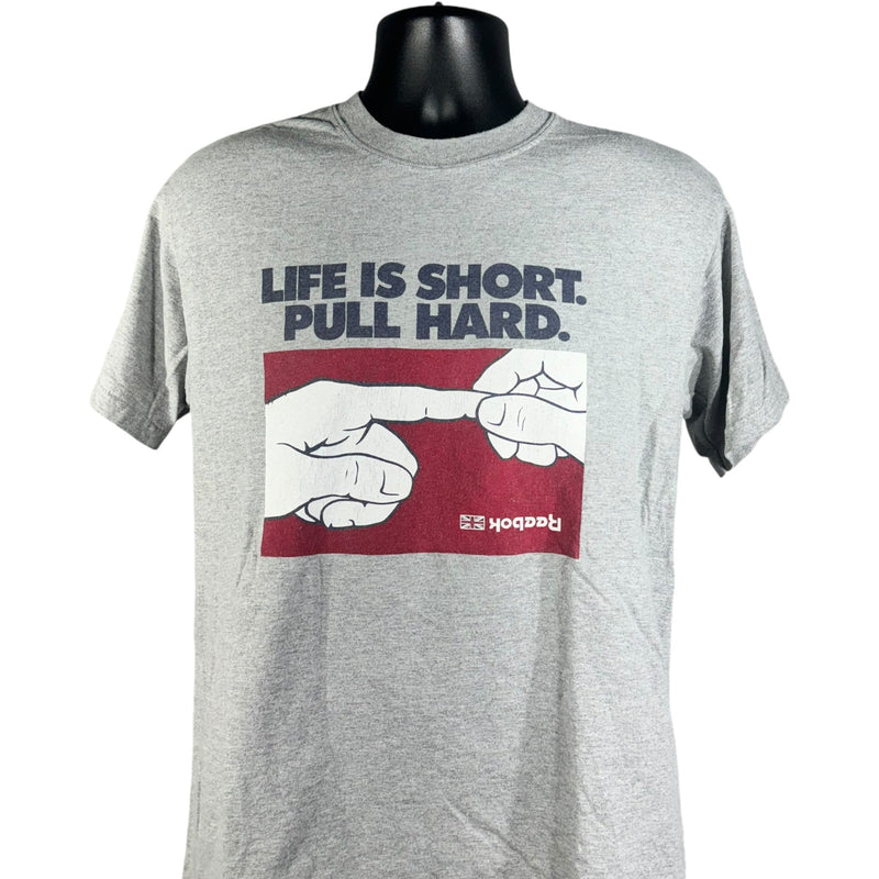 Vintage Reebok "Life Is Short" Humor Tee