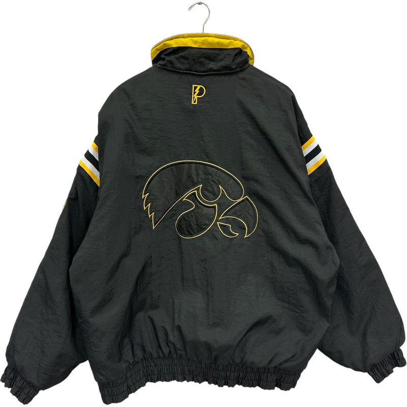 Vintage Iowa Hawkeyes Embroidered Puffer Jacket