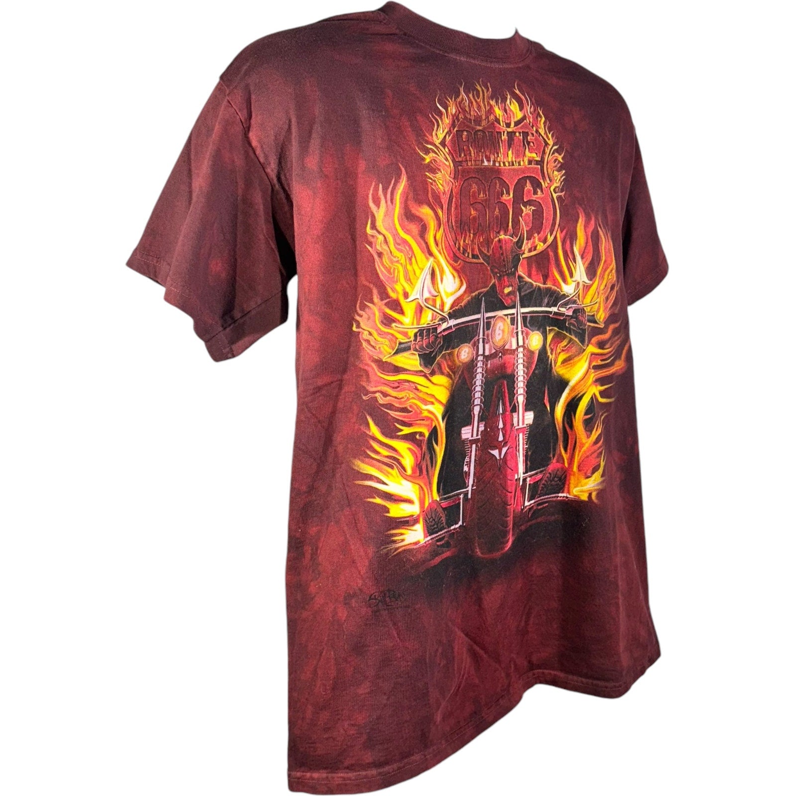 Vintage Devil Biker Flame Tee