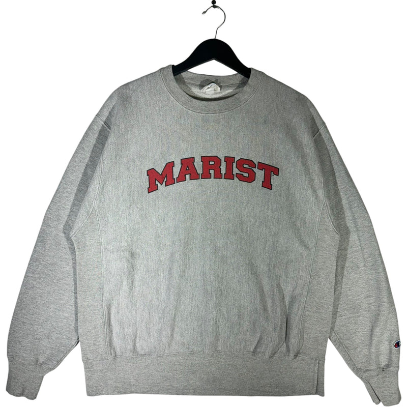 Champion Reverse Weave Marist College Spellout Crewneck