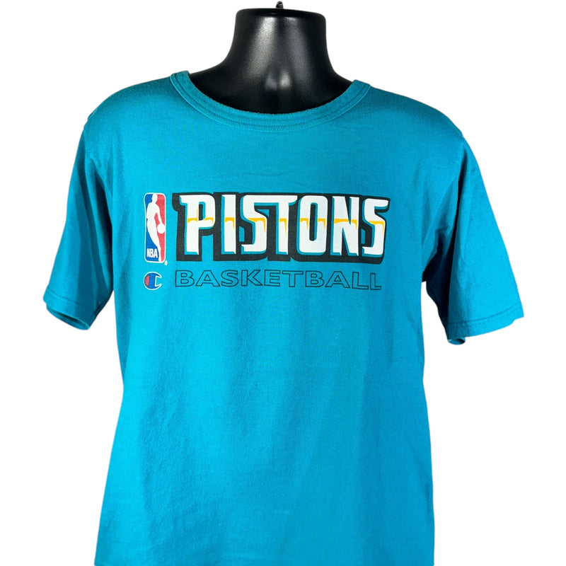 Vintage Champion Detroit Pistons Spellout Tee