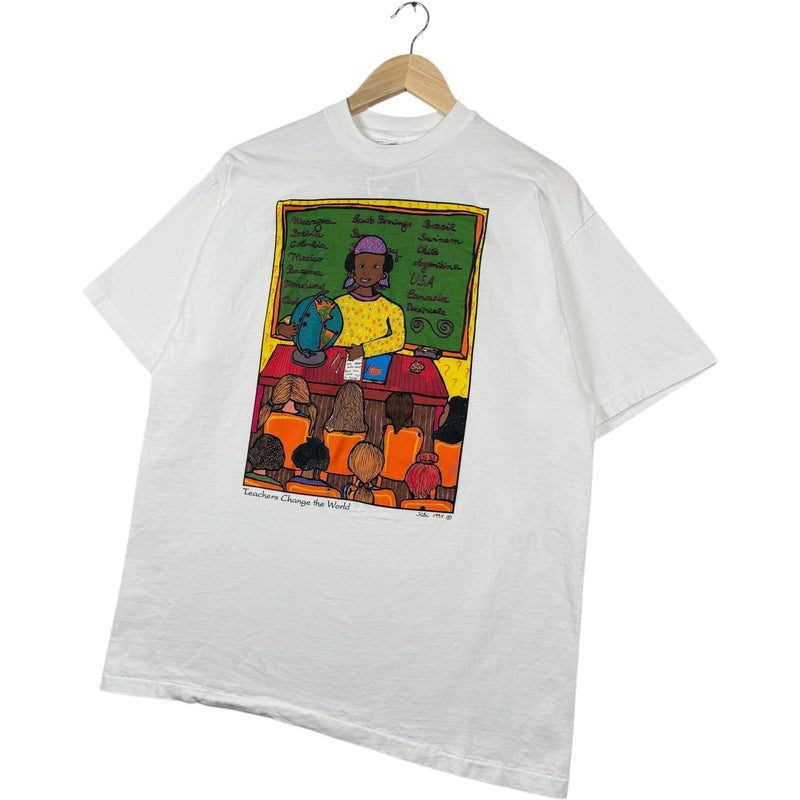 Vintage Teachers Change The World Tee