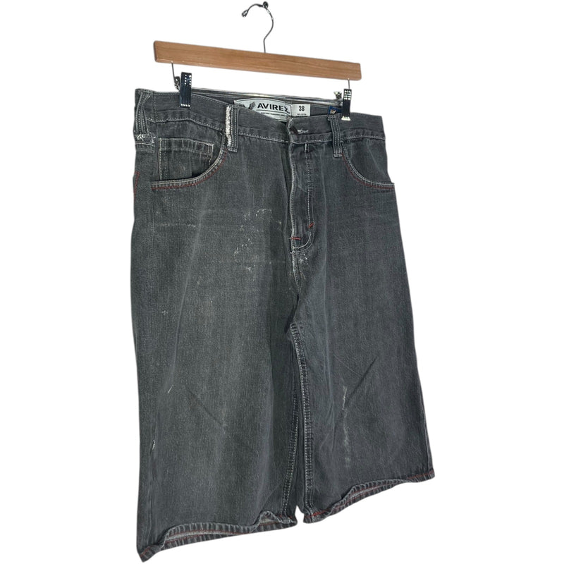 Vintage Avirex Baggy Denim Shorts 38