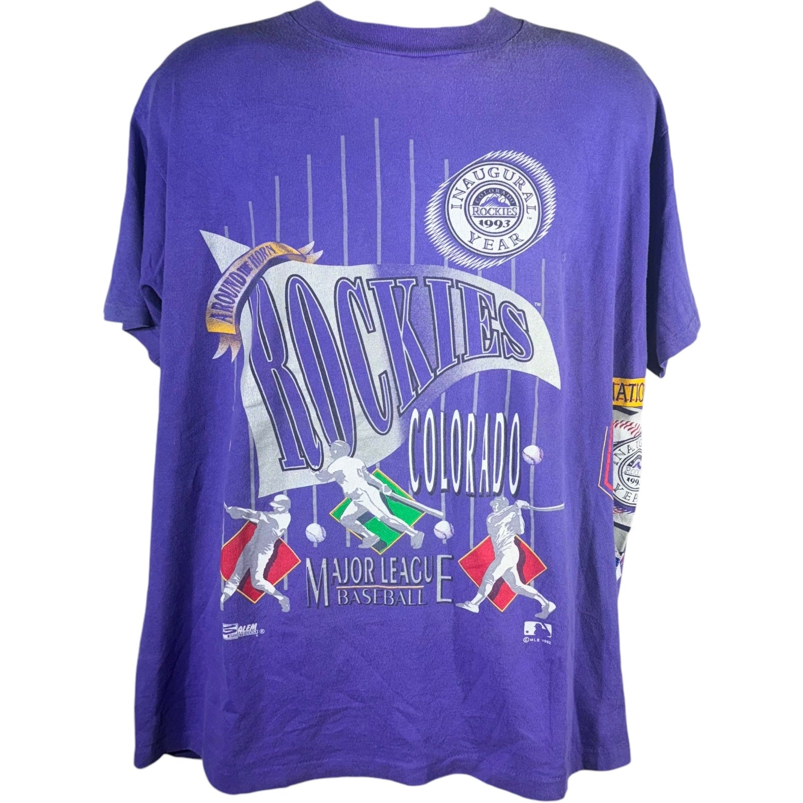 Vintage Colorado Rockies AOP Salem Tee 90s