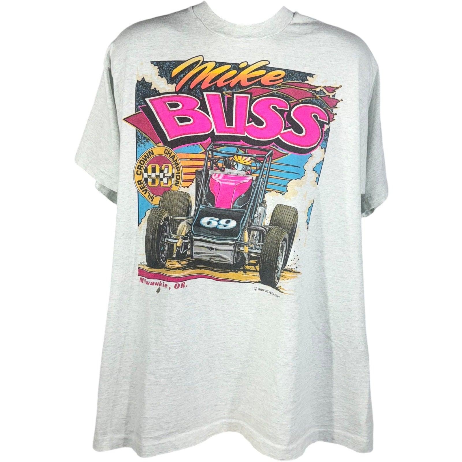 Vintage Mike Buss Del McClure Racing Tee