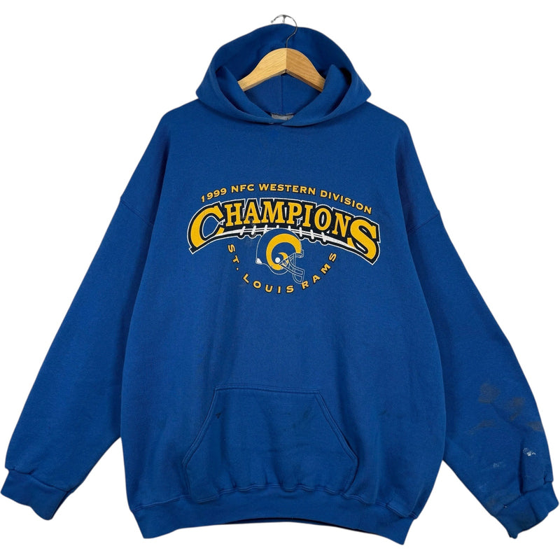 Vintage  St. Louis Rams NFC Champions Hoodie 1999
