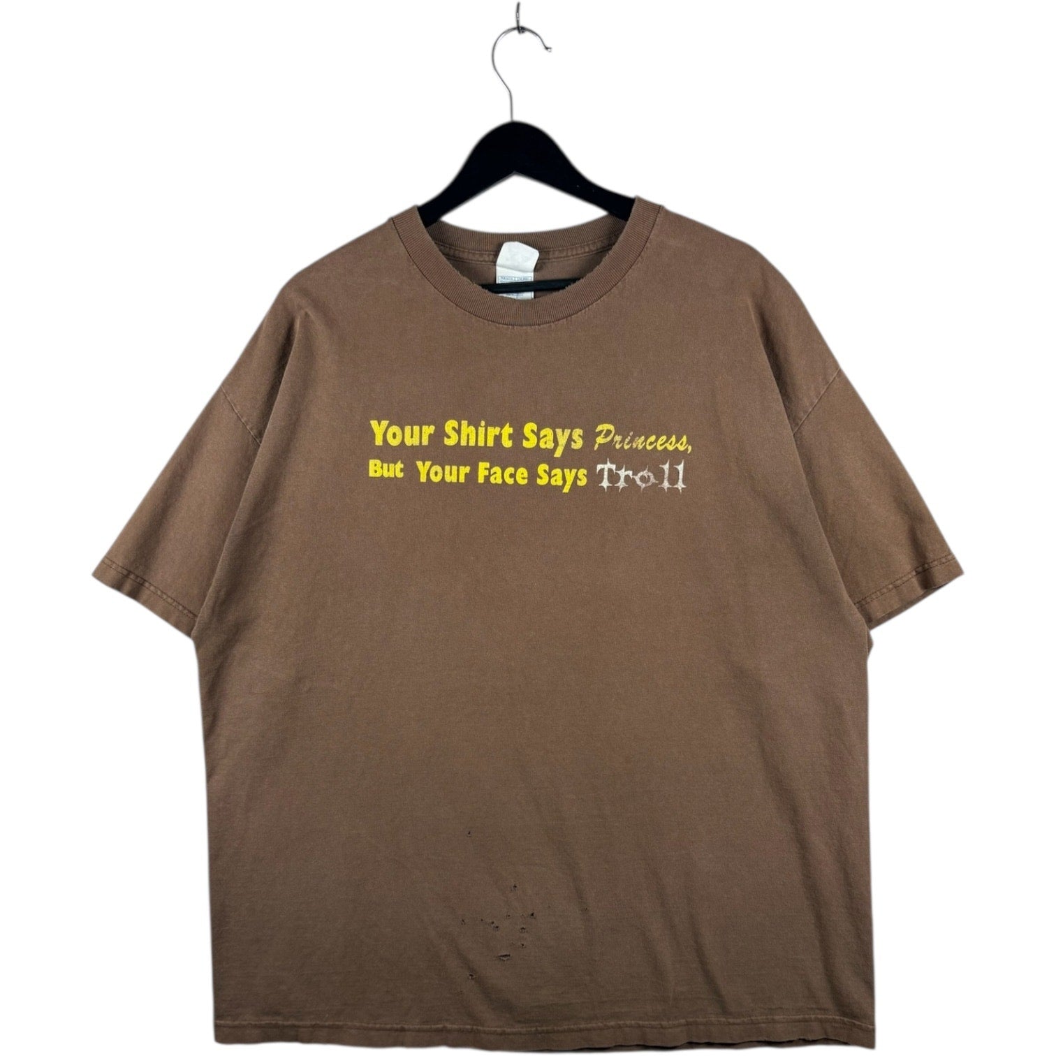 Vintage Humor Print T-Shirt