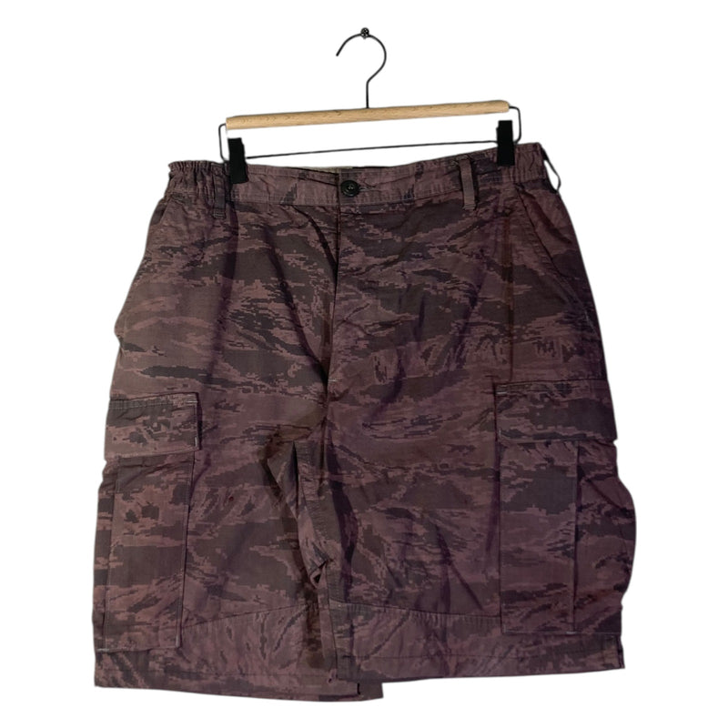 Vintage Camo Tactical Cargo Shorts 36