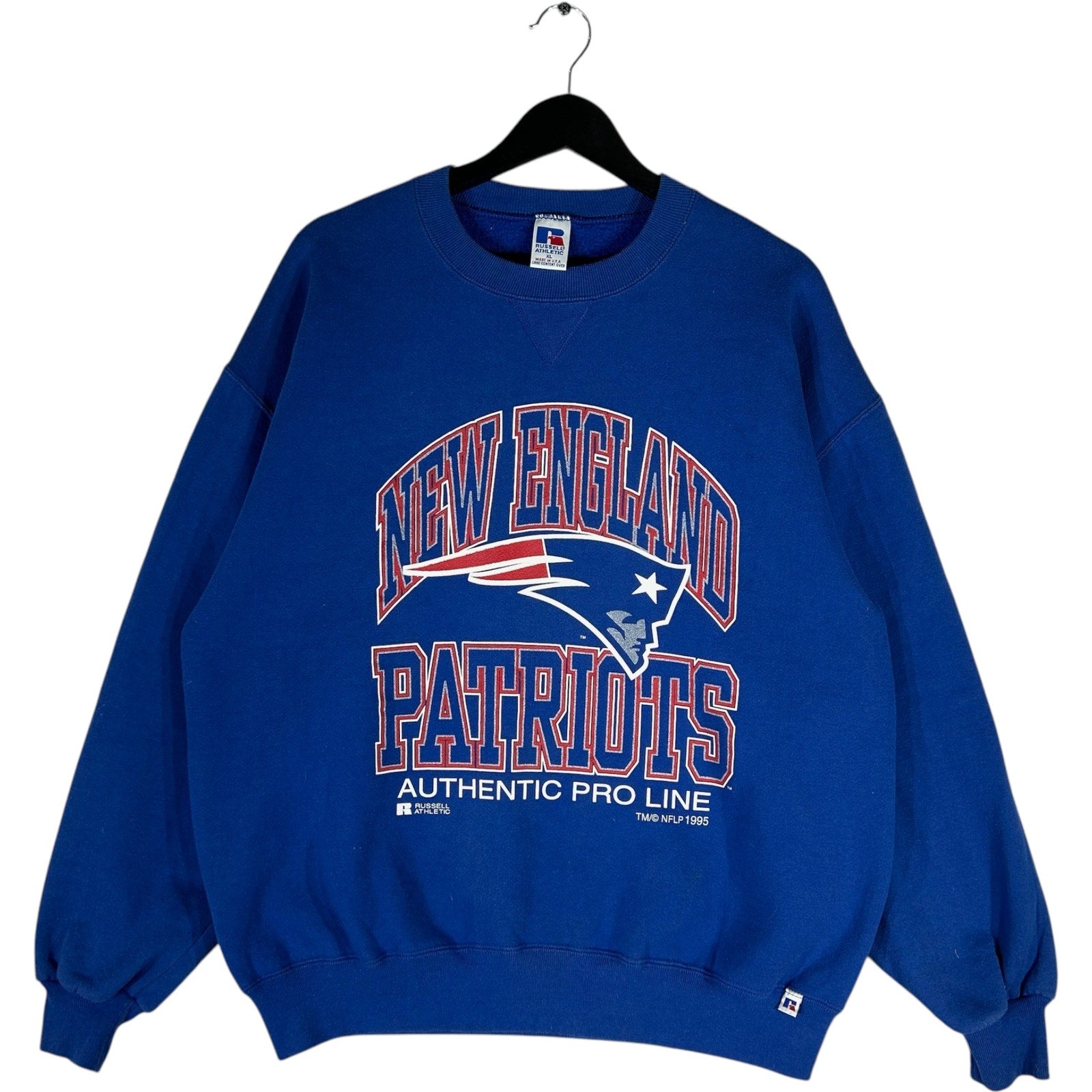 Vintage Russell Athletic New England Patriots Logo Crewneck