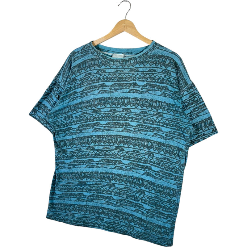 Vintage Abstract All Over Print Surf Tee