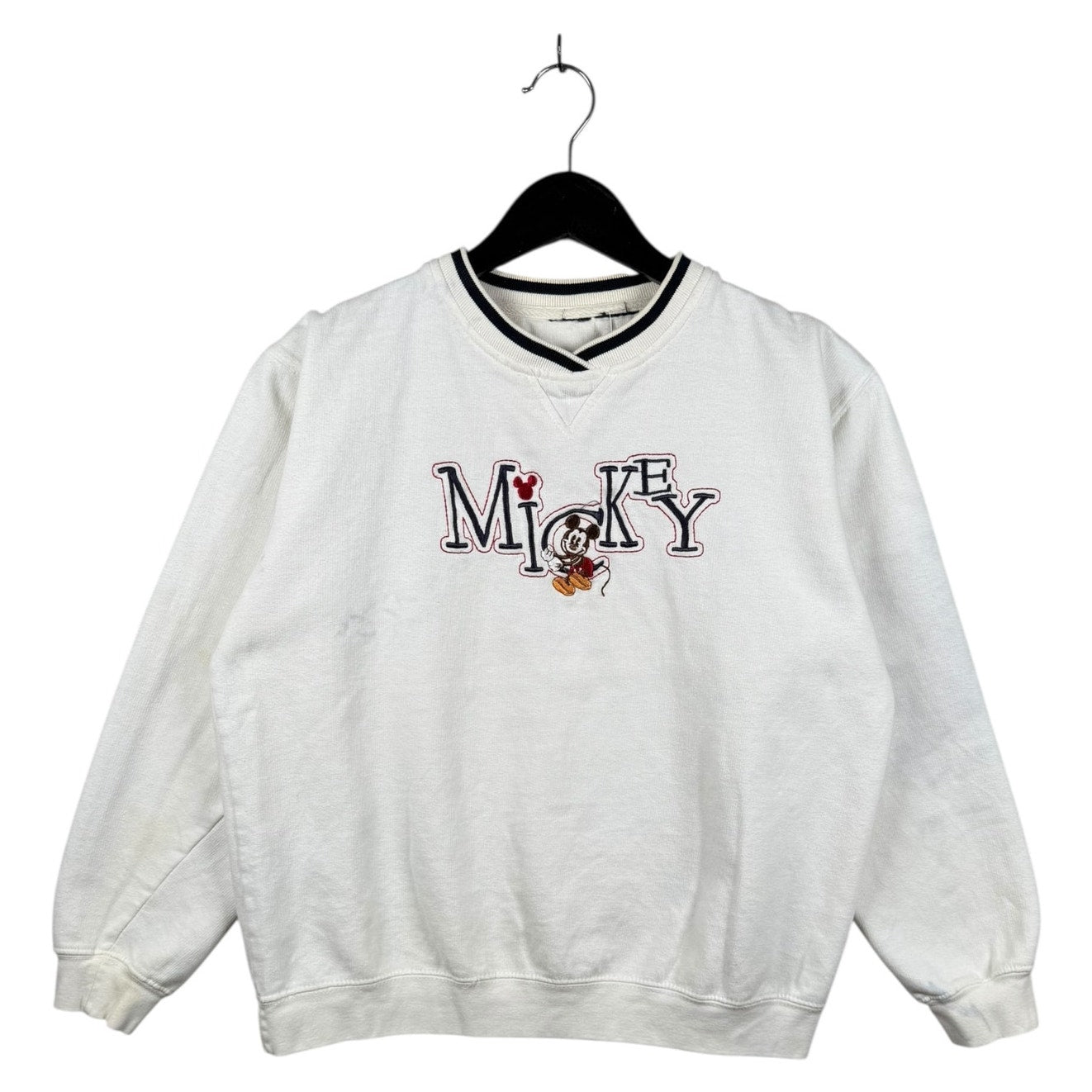 Vintage Disney Mickey Mouse Embroidered Crewneck
