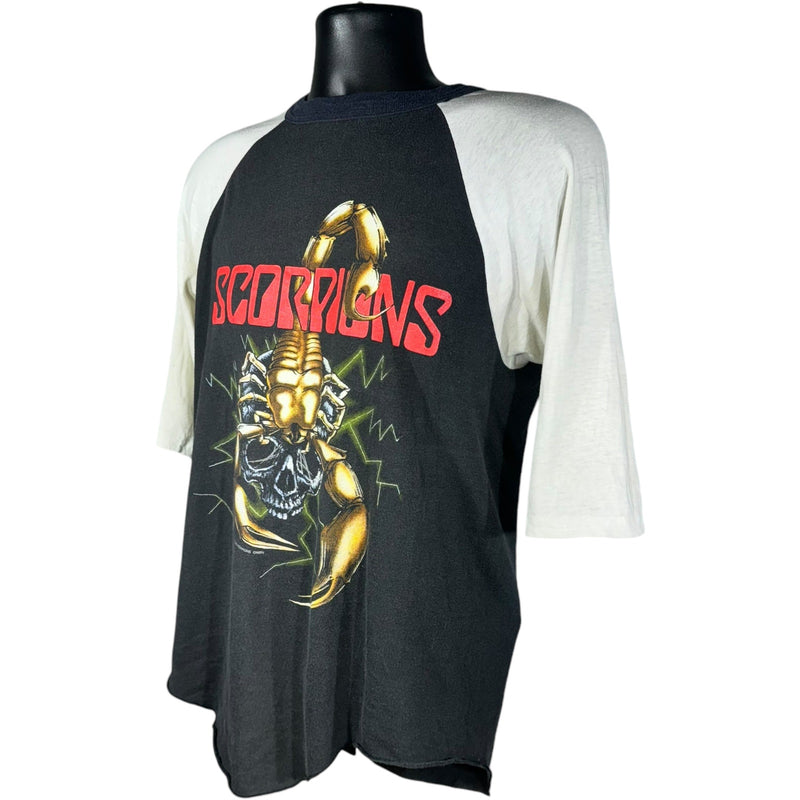 Vintage Scorpions Raglan Tour Tee 1988