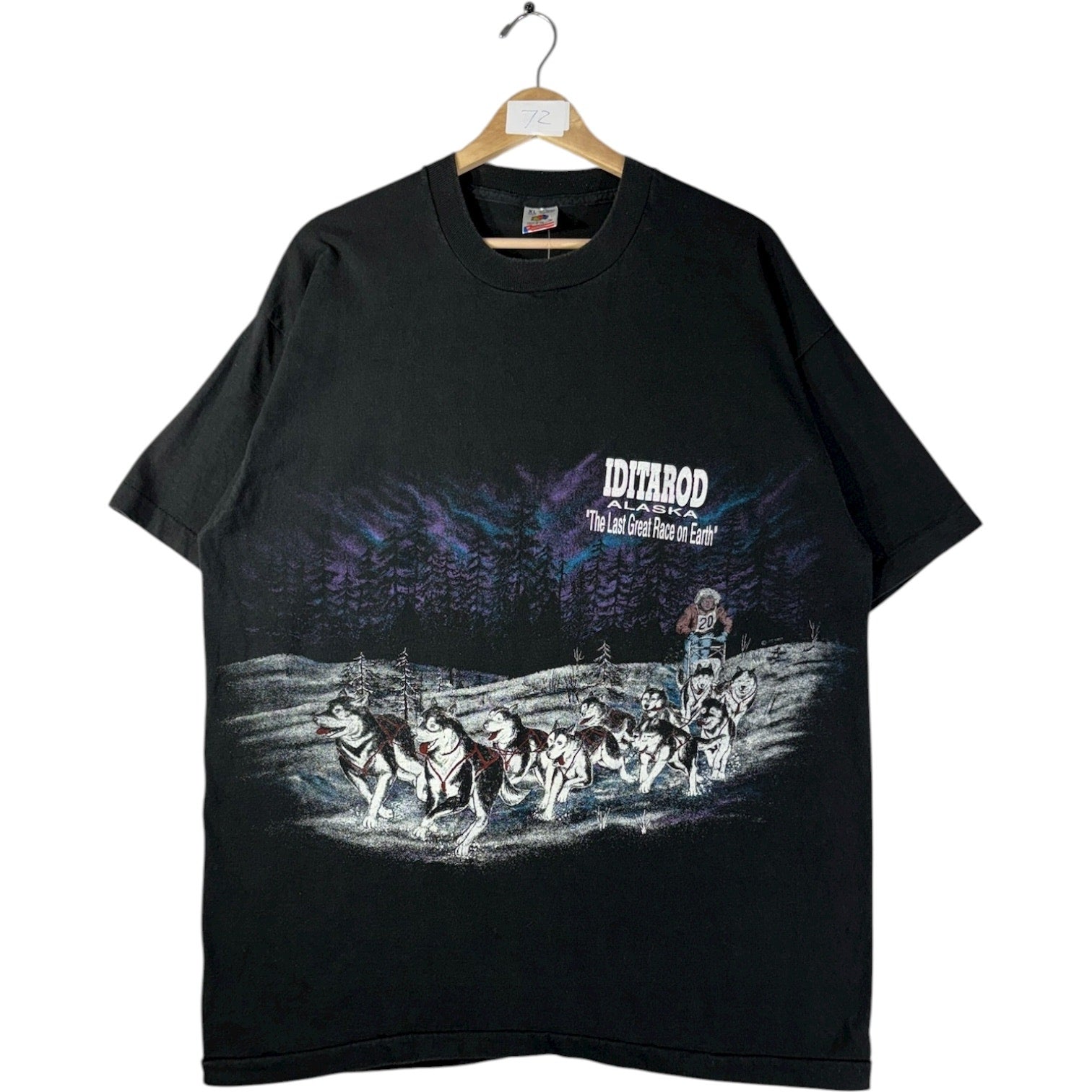 Vintage Iditarod Alaska Dog Sledding T-Shirt