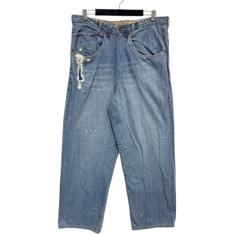 Vintage Marithe Francois Girbaud Wide Leg Denim Jeans