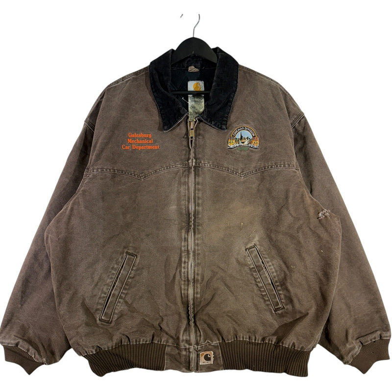 Vintage Carhartt Santa Fe J14 Full Zip Workwear Jacket