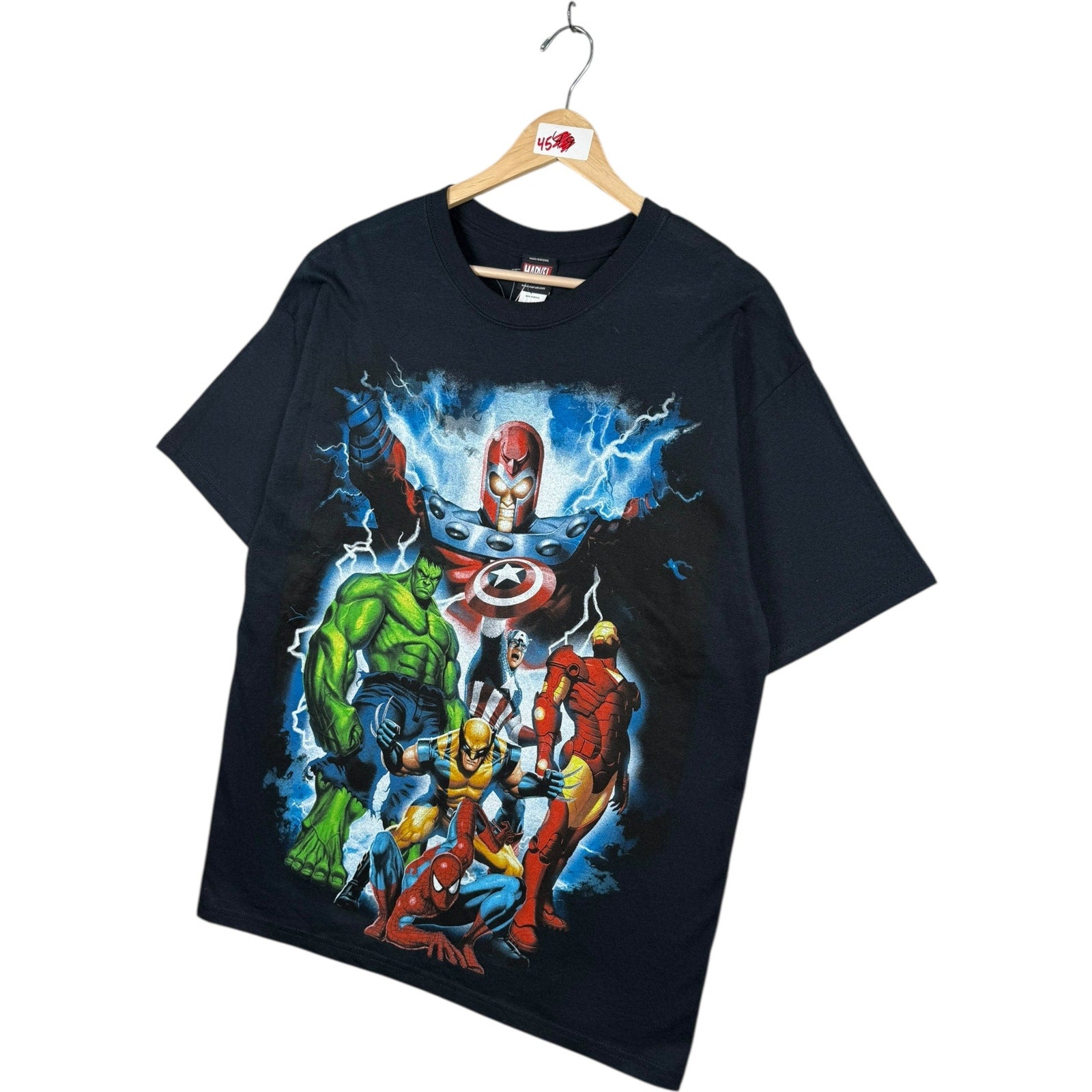 Vintage Marvel Avengers X-Men Superheroes T-Shirt