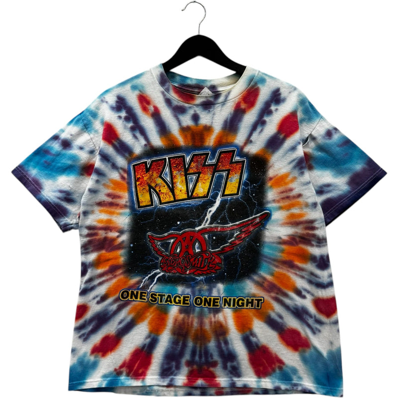 Vintage KISS Aerosmith One Stage One Night Tour Tee