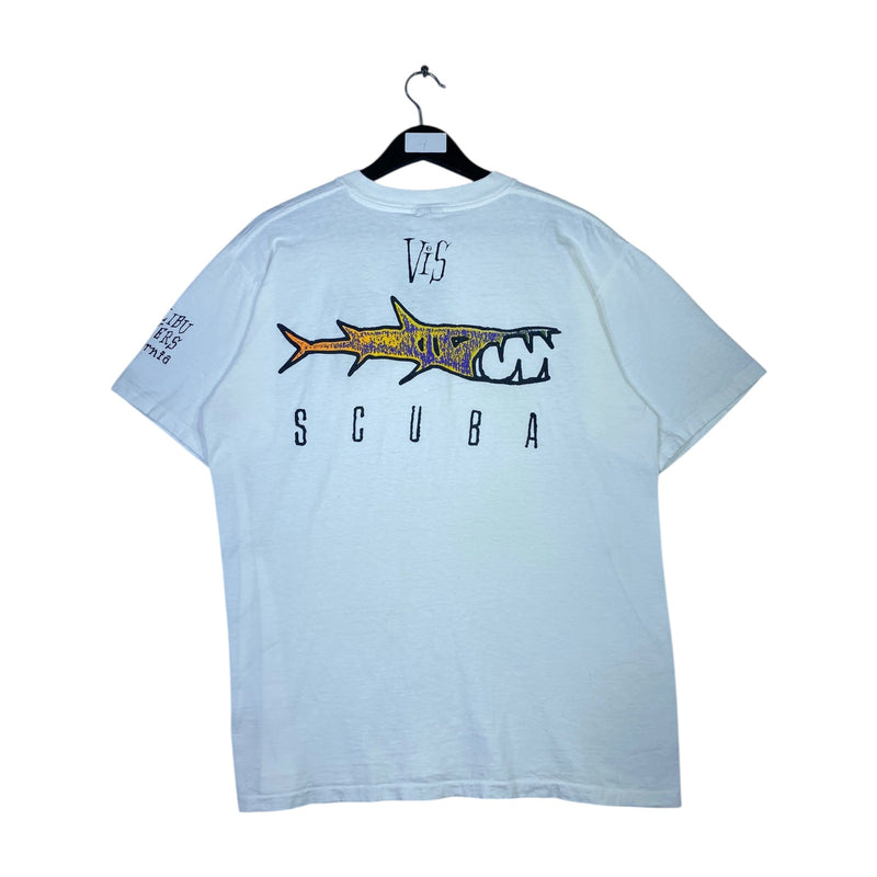 Vintage ViS Scuba Malibu Divers California T-Shirt