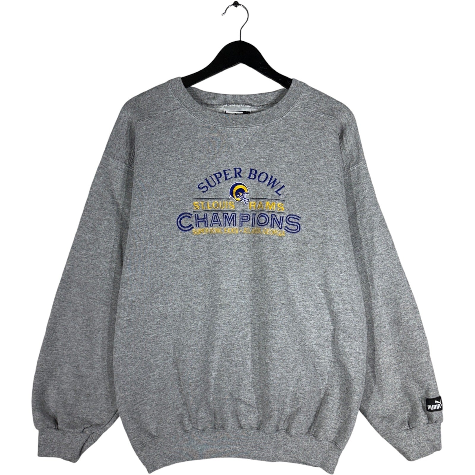 Vintage Puma St. Louis Rams Super Bowl Champs Crewneck