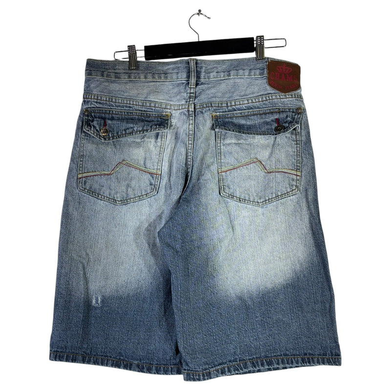 Vintage Chams Bermuda Denim Shorts