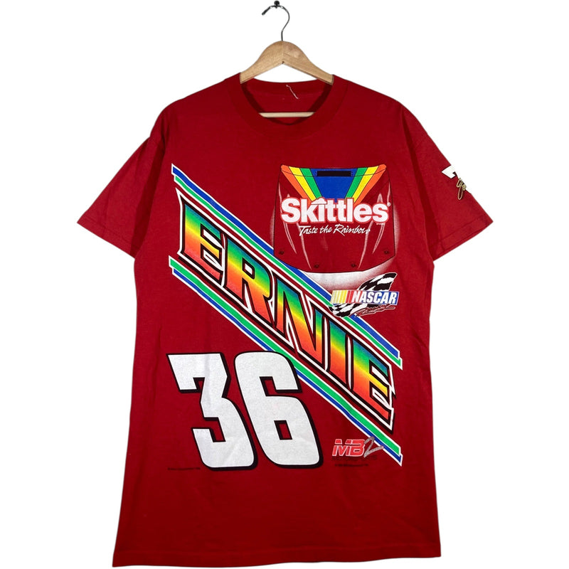Vintage NASCAR Ernie Irvan Skittles Racing Short Sleeve T-Shirt