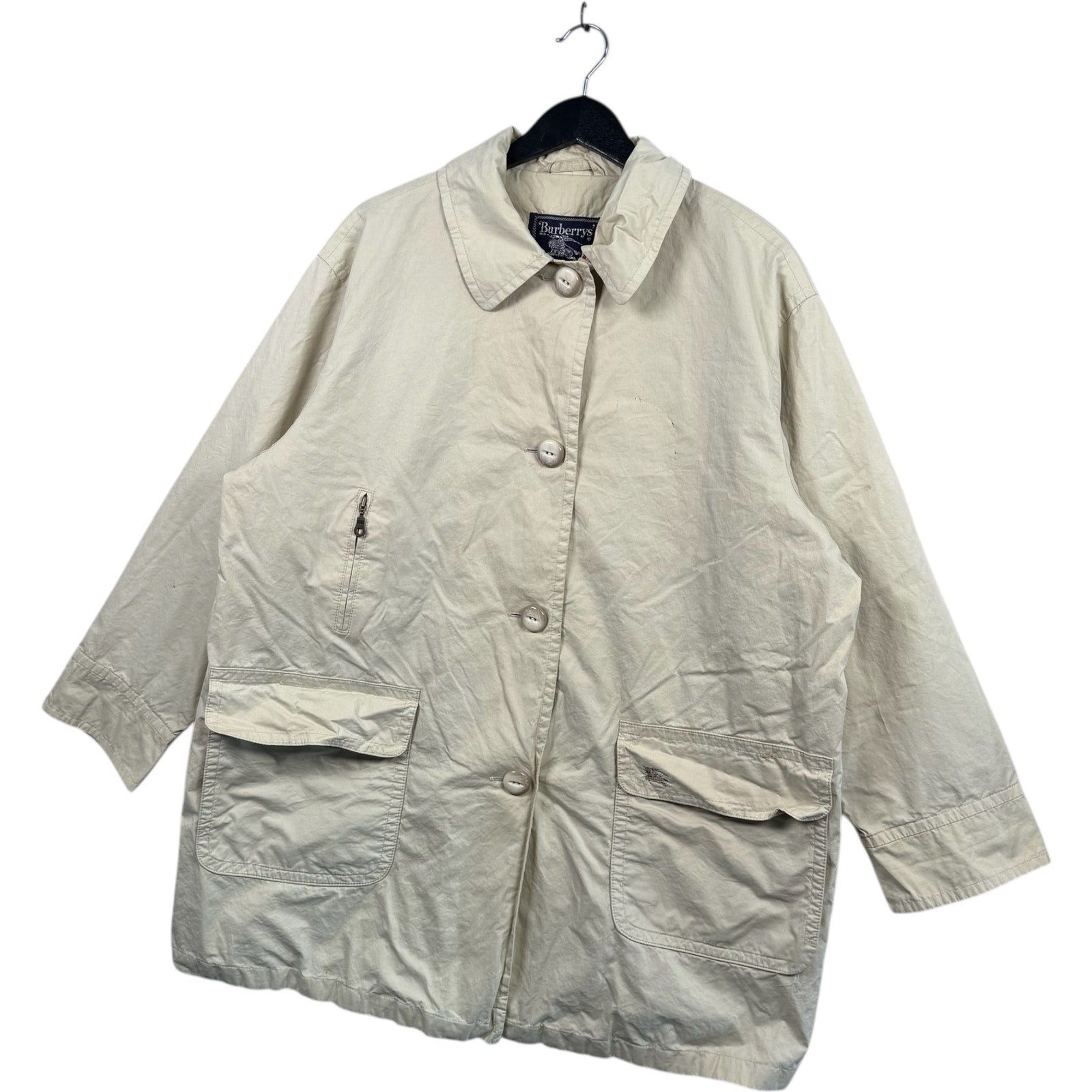 Vintage Burberry Button Up Jacket