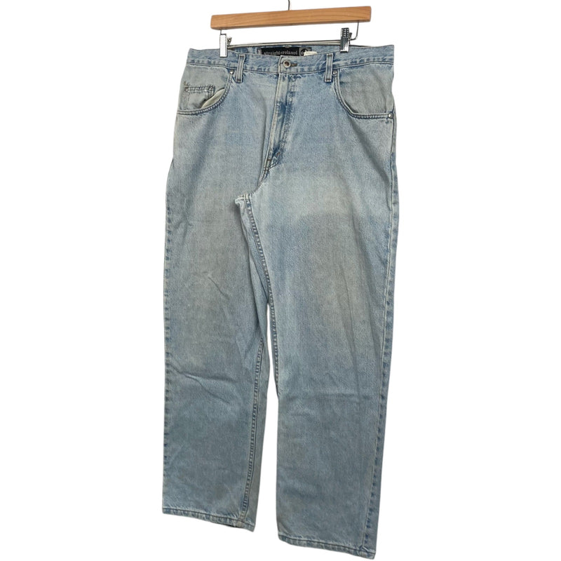 Vintage Levi's Silver Tab Light Wash Relaxed Straight Leg Jeans 36 x 30
