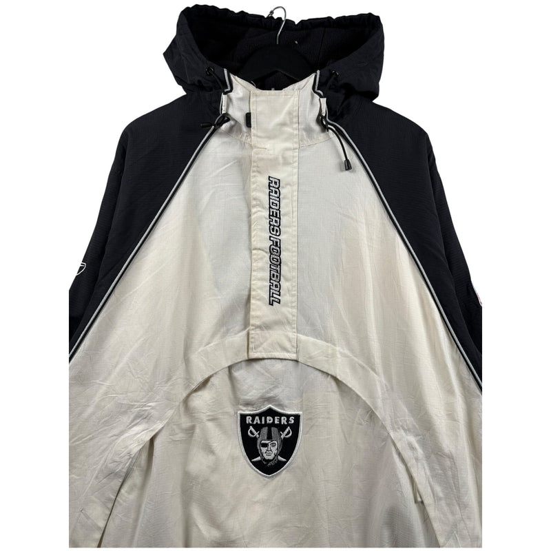 Vintage MLB Reebok Oakland Raiders Football Windbreaker
