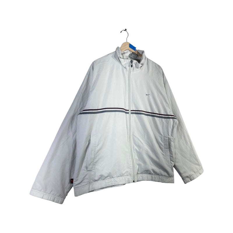 Vintage Nike Stripe Full Zip Windbreaker Jacket