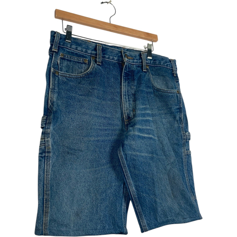Vintage Carhartt Denim Carpenter Shorts 34