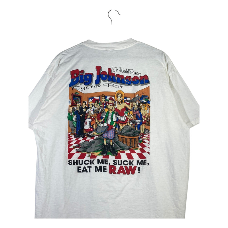 Vintage Big Johnson Oyster Bar Short Sleeve T-Shirt