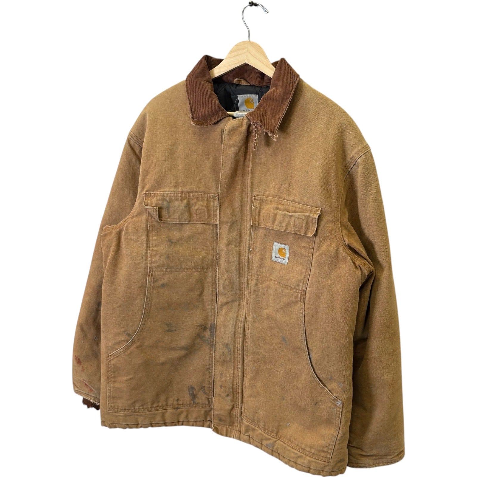 Vintage Carhartt C03 BRN Full Zip Workwear Jacket