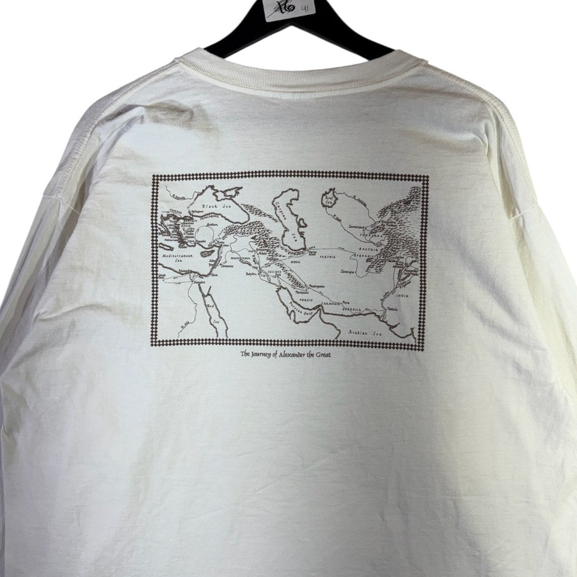 Vintage Alexander the Great Journey Map Long Sleeve