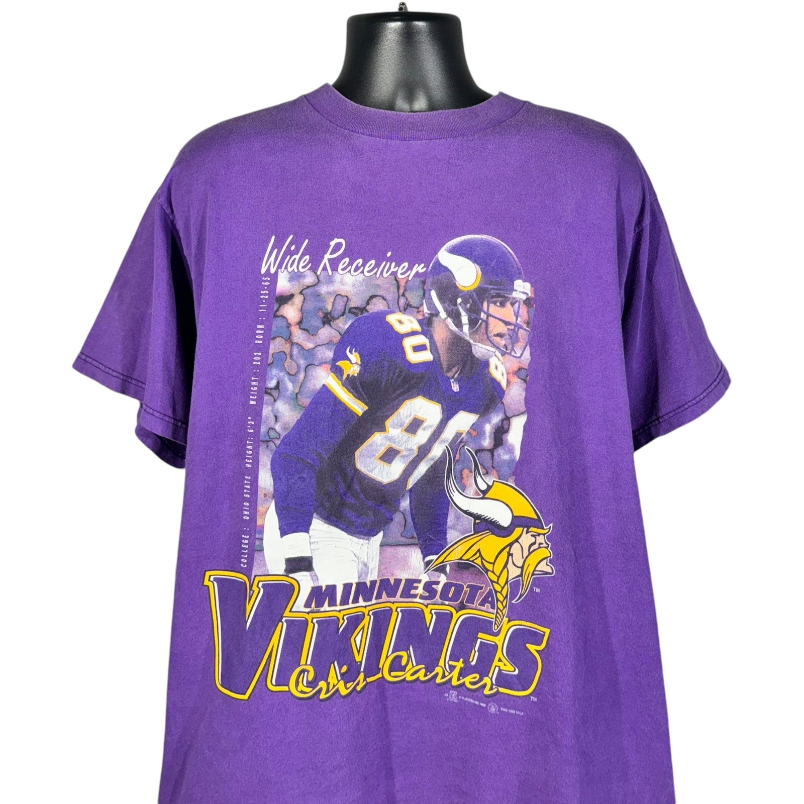 Vintage Minnesota Vikings Cris Carter #80 NFL Tee