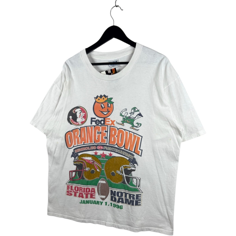 Vintage FedEx Orange Bowl T-Shirt 1996