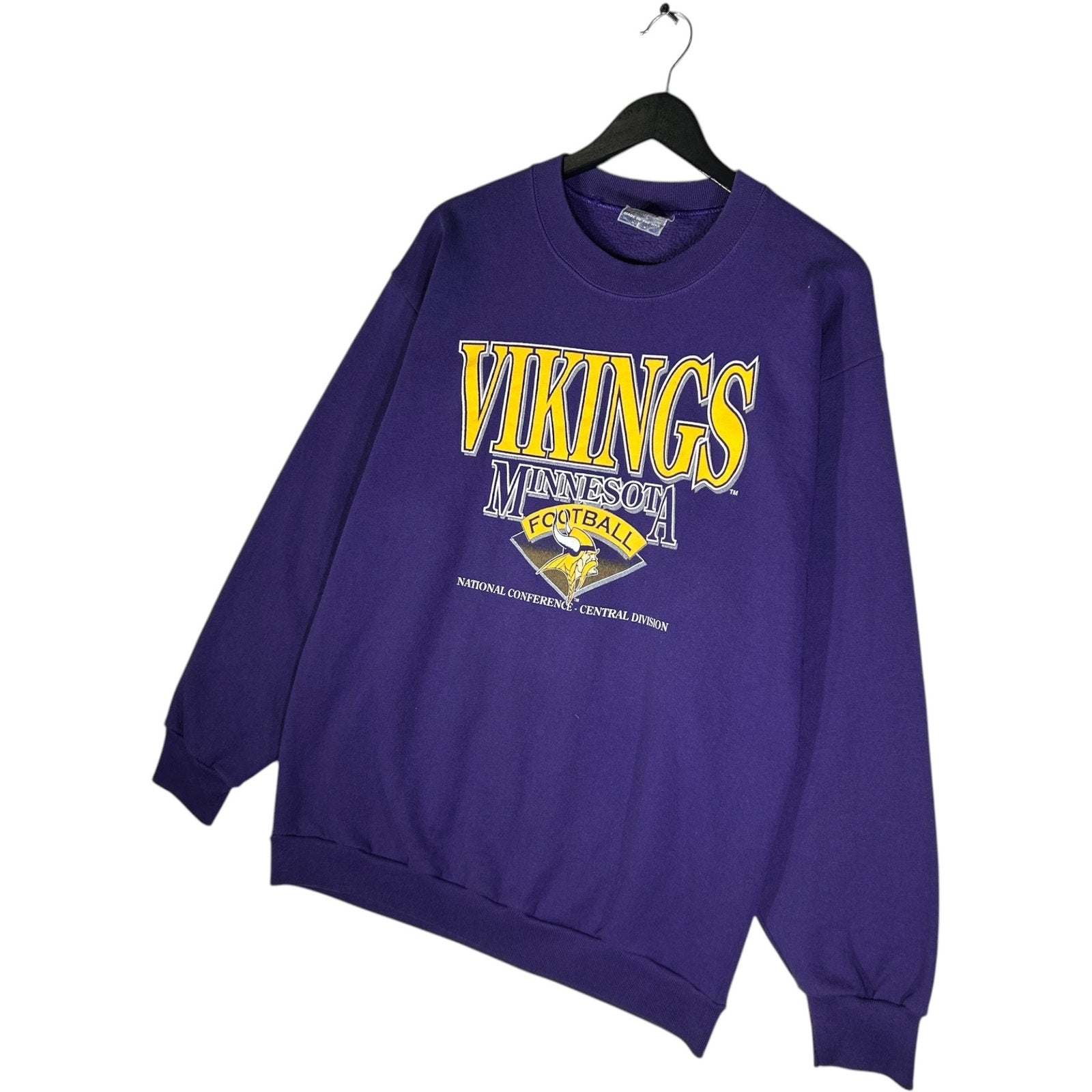 Vintage Minnesota Vikings Spellout NFL Crewneck