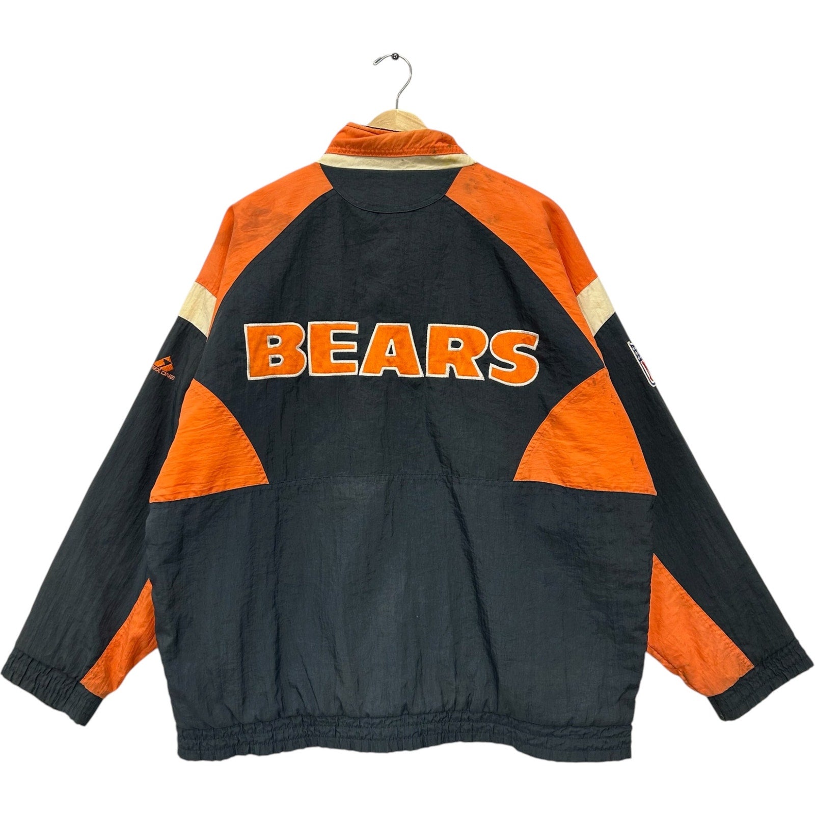 Vintage Apex One Chicago Bears NFL Full Zip Light Jacket