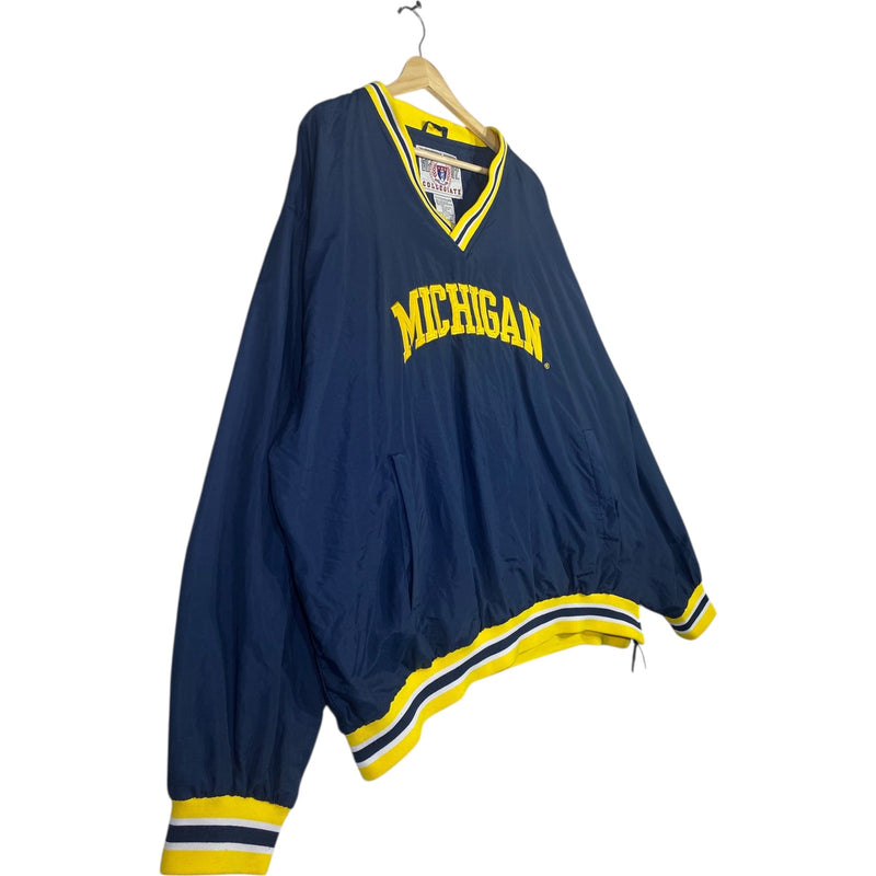 Vintage University Of Michigan NCAA Windbreaker Jacket