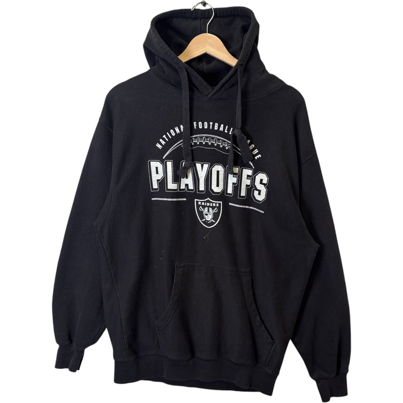 Vintage NFL Oakland Raiders Playoffs Hoodie Medium