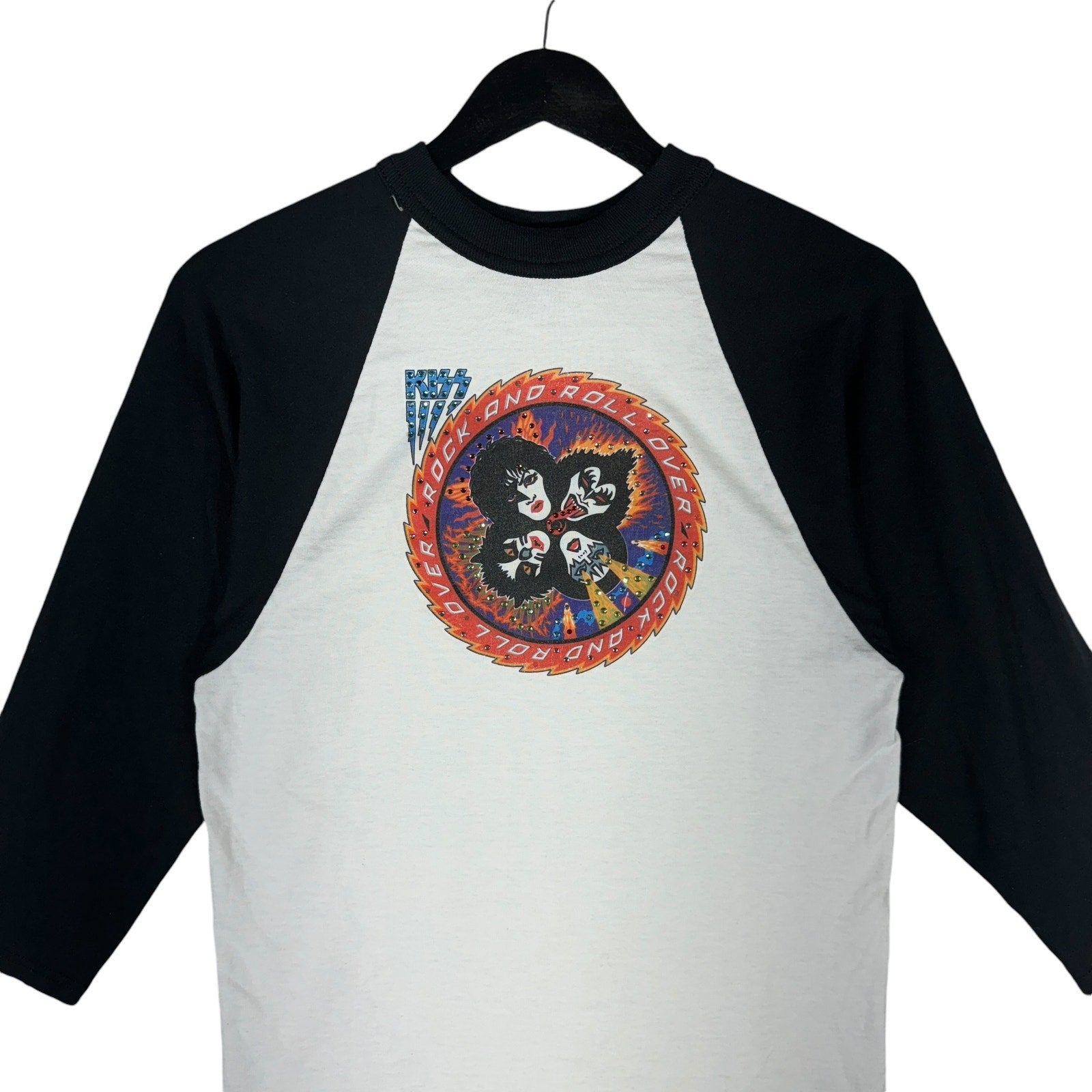 Vintage Kiss "Rock And Roll" Long Sleeve