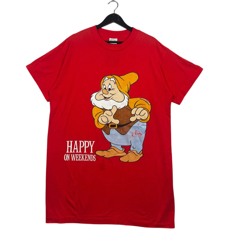 Vintage Disney Snow White Dwarfs Weekend Tee Sleep Shirt