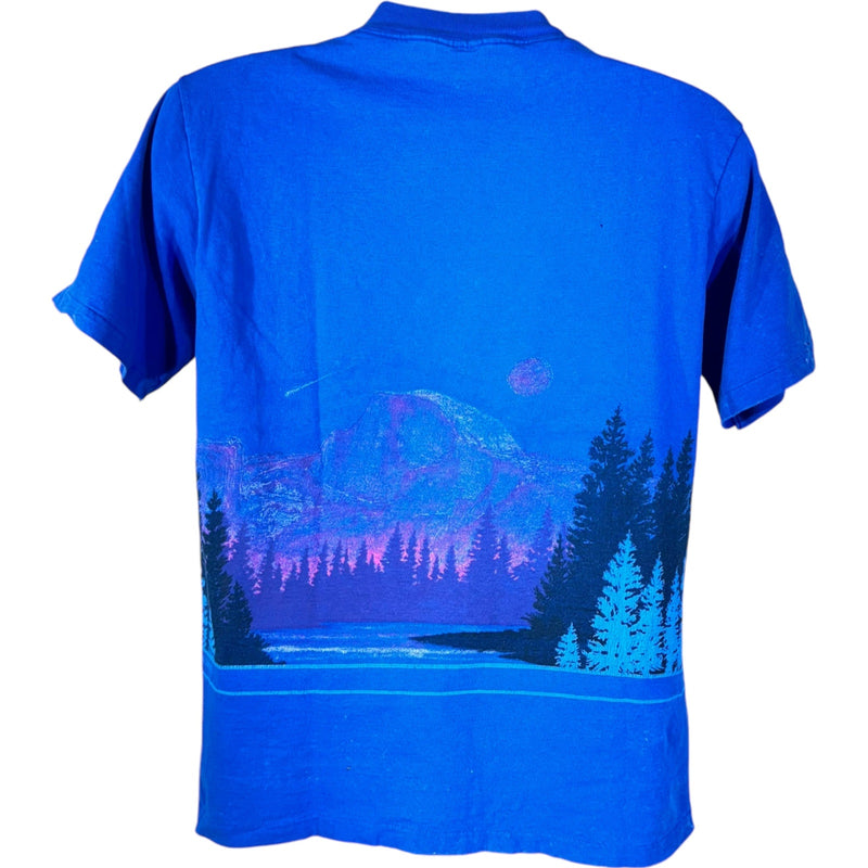 Vintage Yosemite National Park Landscape Wrap Around Tee 90s